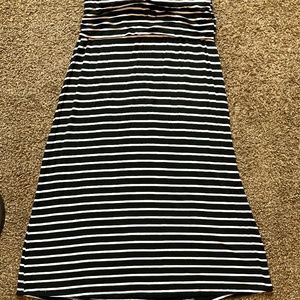 Strapless Striped dress